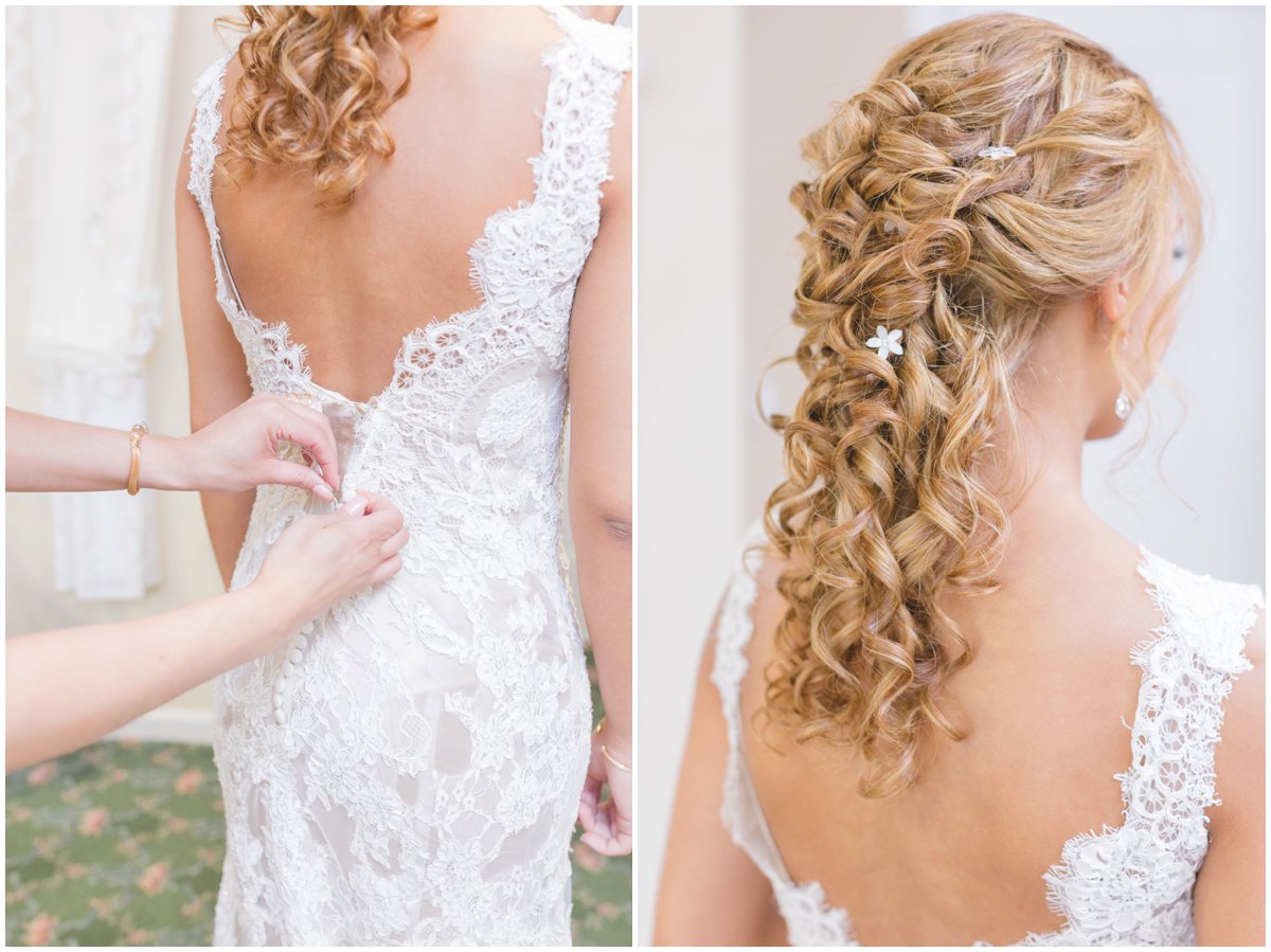 Swan Club bridesmaids bridal hair