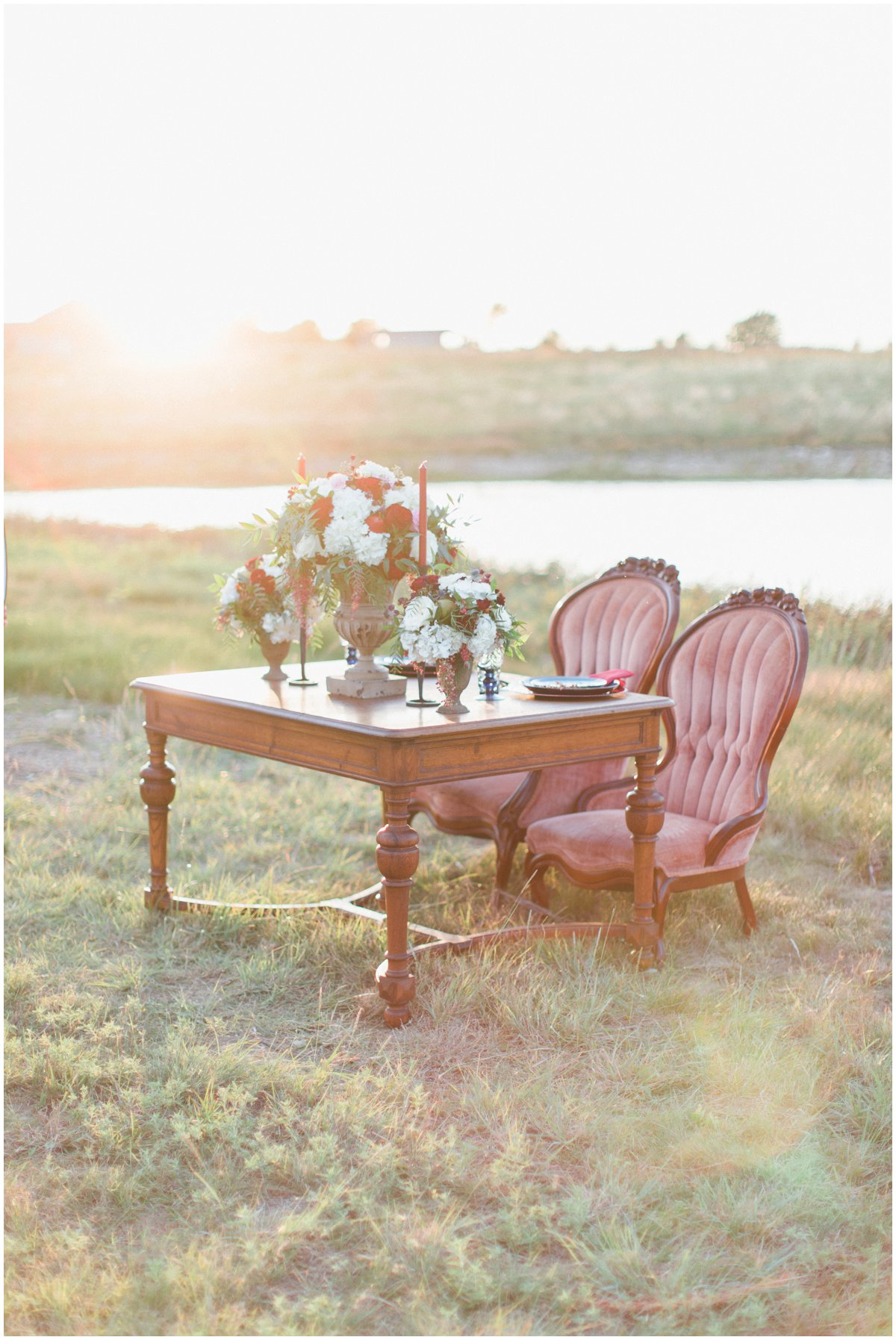 Hawthorn Hills Ranch Wedding table