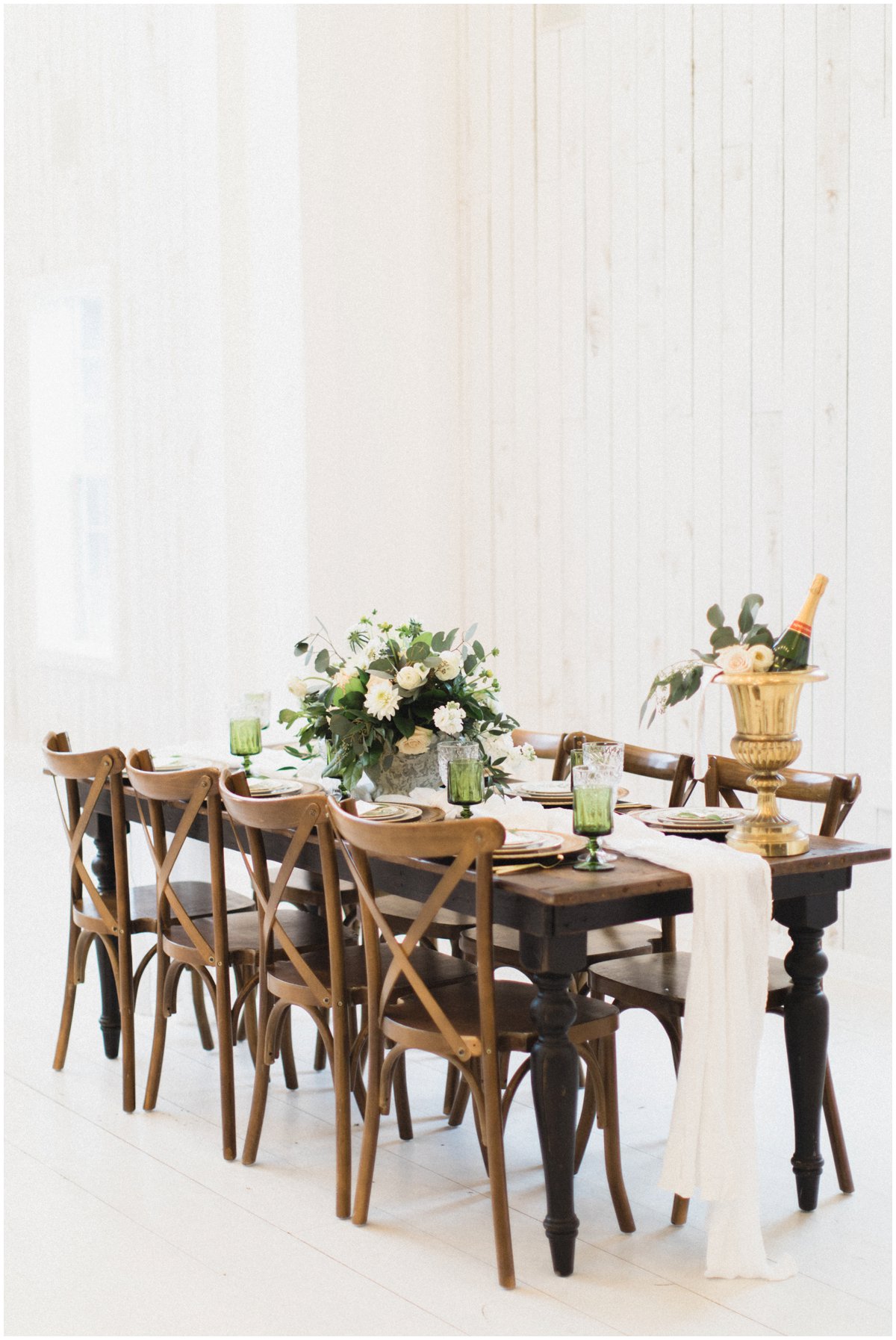 Ethereal wedding table