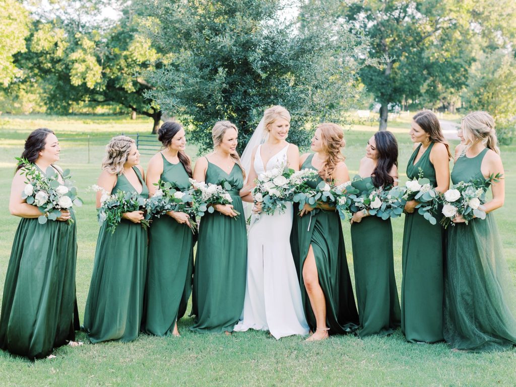 Bridesmaids the Orchard wedding in Texas