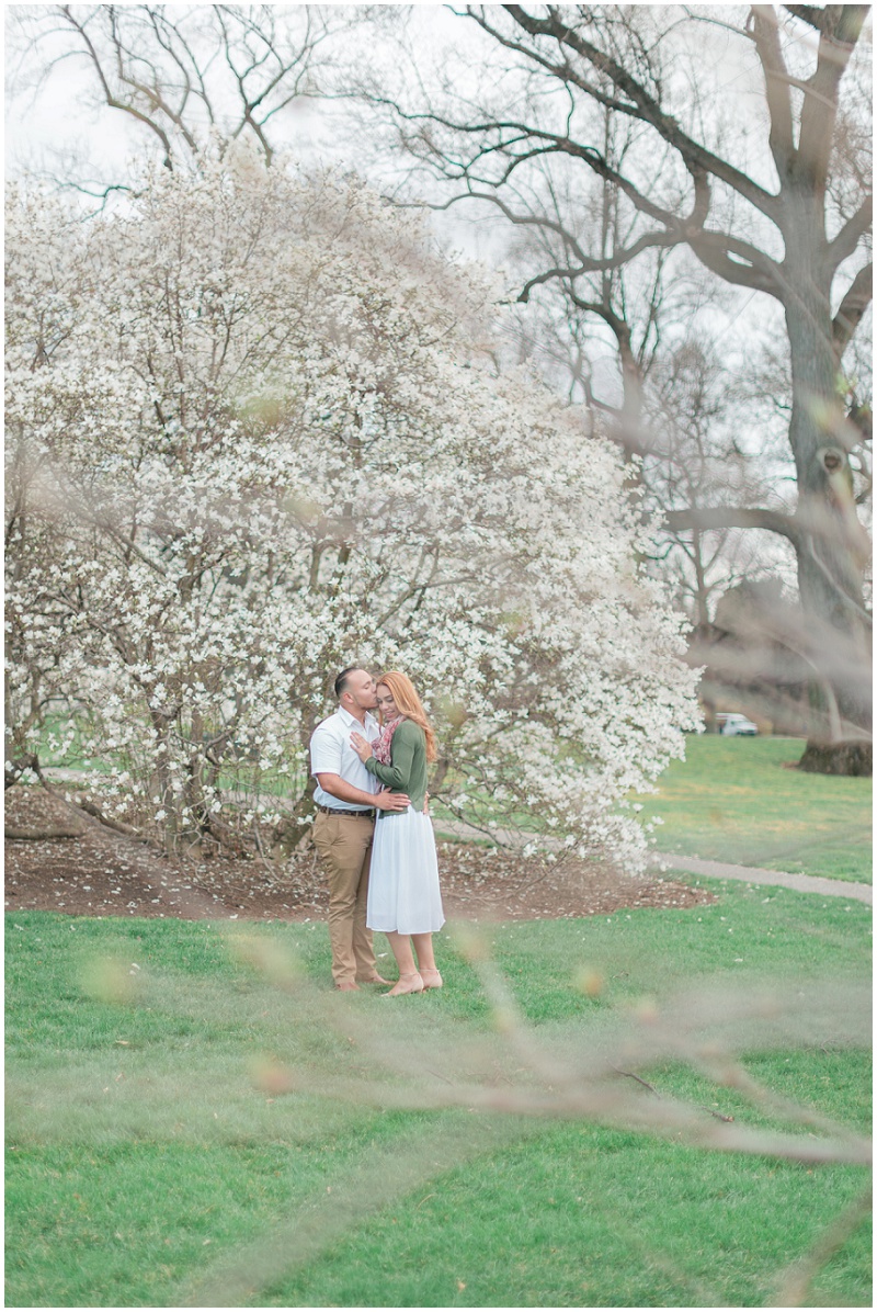 The New York Botanical Gardens Spring Engagement Photography
